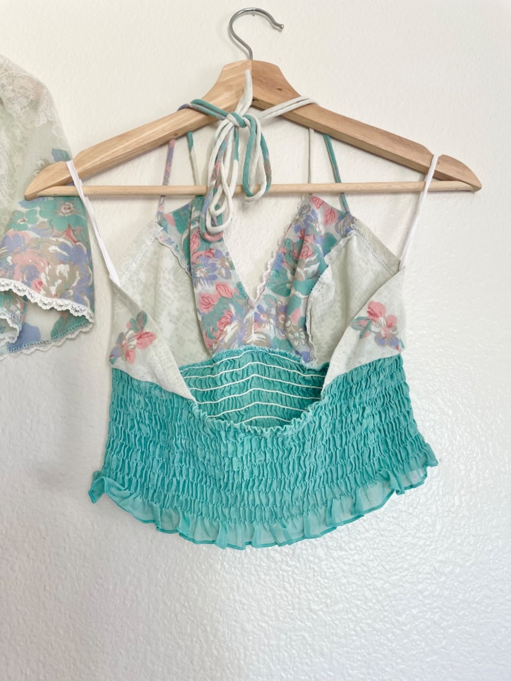Vintage 70s Just Tops Floral Two Piece Set - Picture 7 of 9